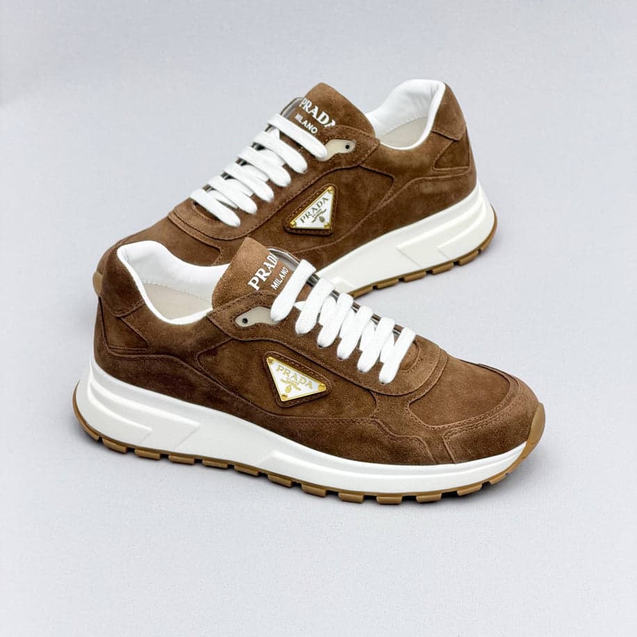 Prada Downtown Suede Sneaker — 1