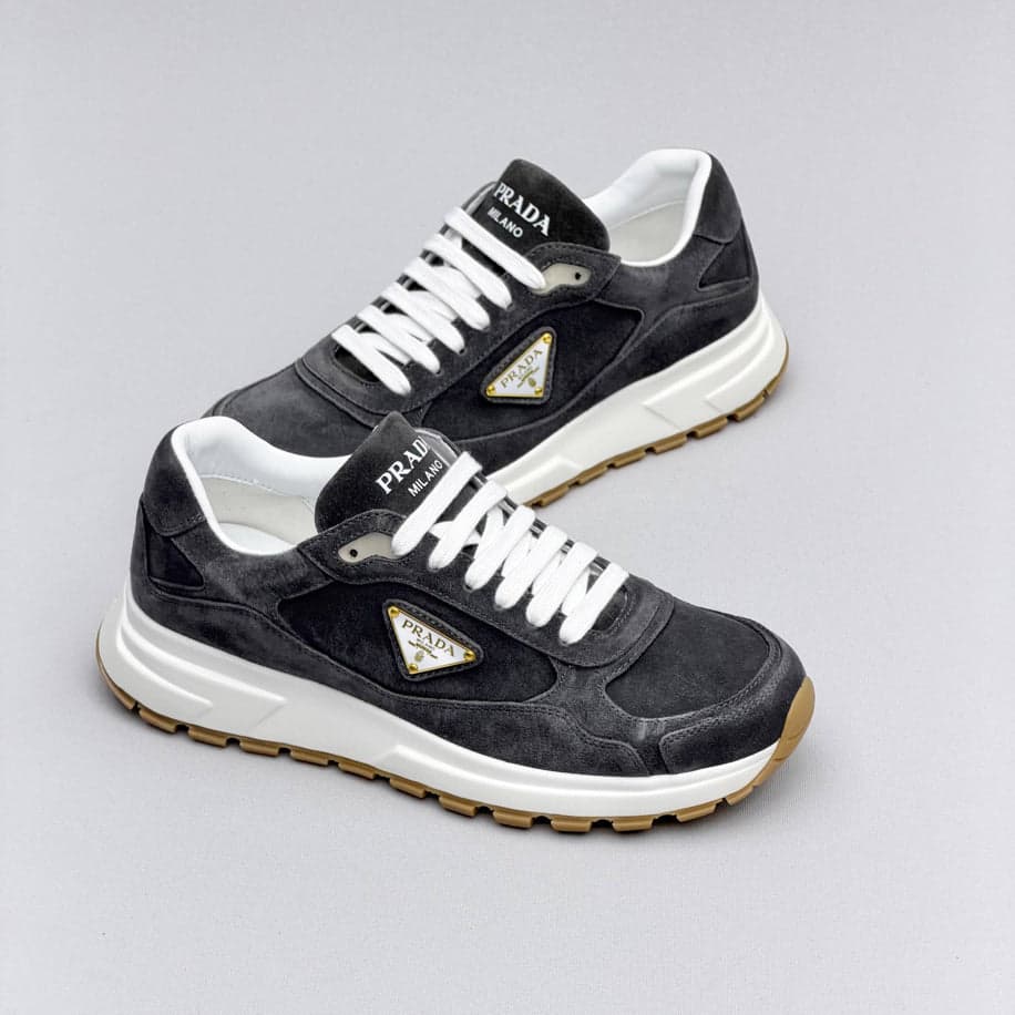 Prada Downtown Suede Sneaker — 1