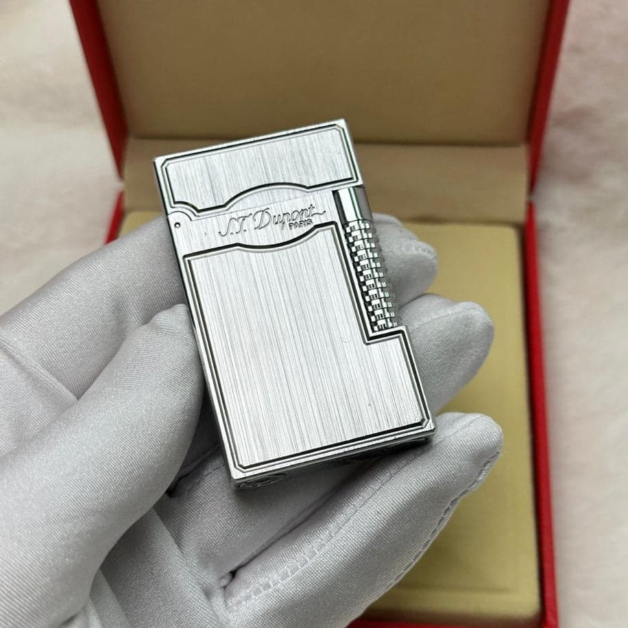S.T. Dupont Le Grand Silver Puro Lighter — 1
