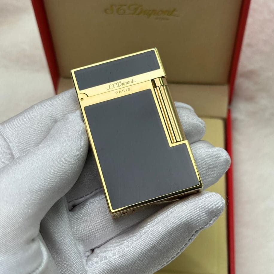 S.T. Dupont LIGNE 2 Gold Grey Lighter — 1