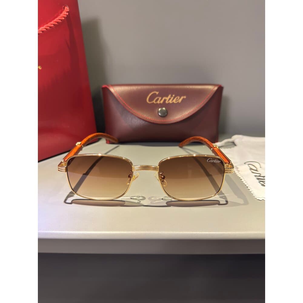 Cartier Gözlük Erkek ( Ahşap ) — 1