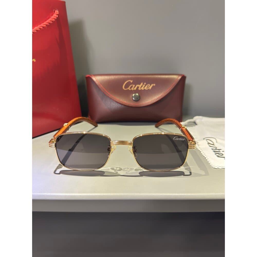 Cartier Gözlük Erkek ( Ahşap ) — 1