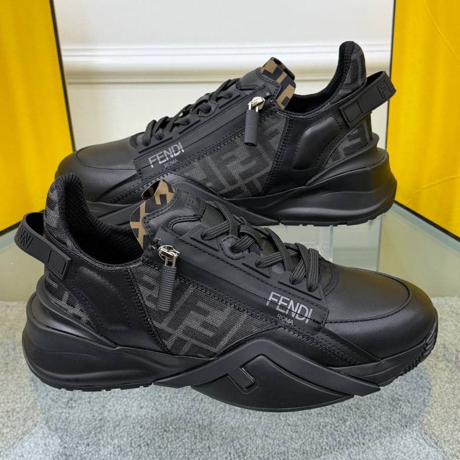 Fendi Flow Sneakers Black Black — 1