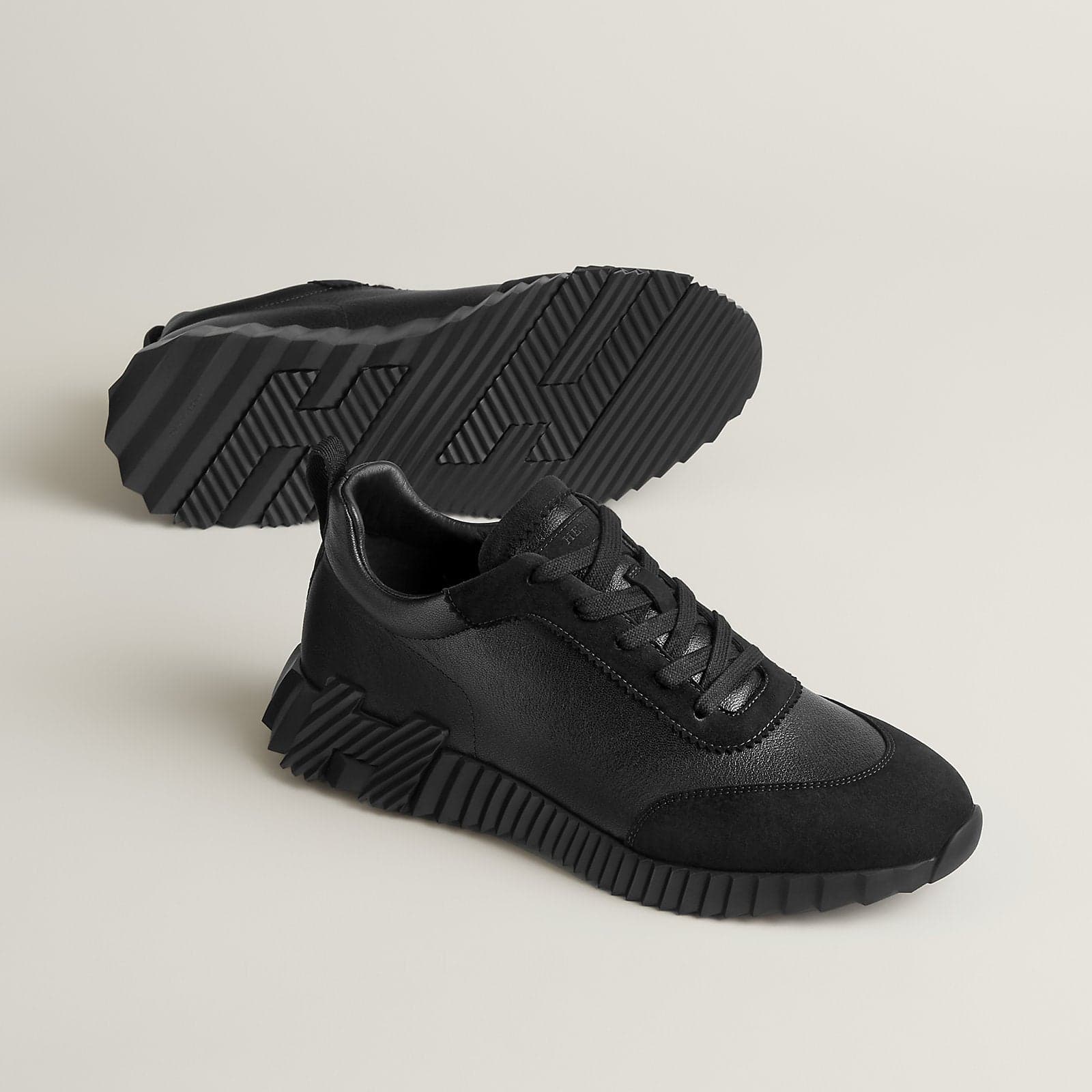 Hermes Bouncing Leather Sneakers — 1