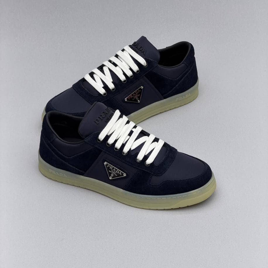 Prada Downtown Suede Sneakers — 1