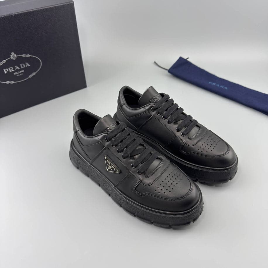 Prada Prax 2.0 Leather Sneakers — 1