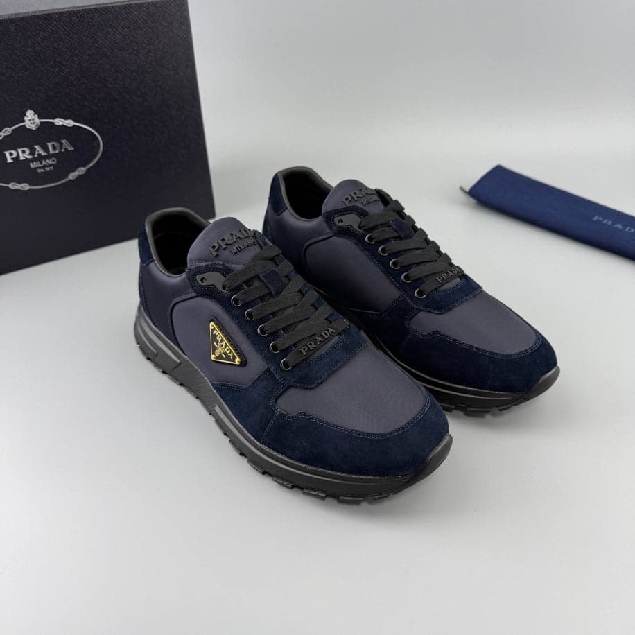 Prada Prax 2.0 Leather Sneakers — 1