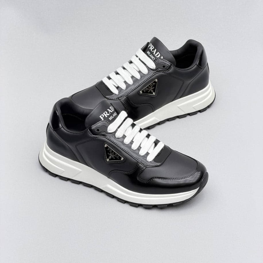 Prada Prax Leather Sneakers — 1