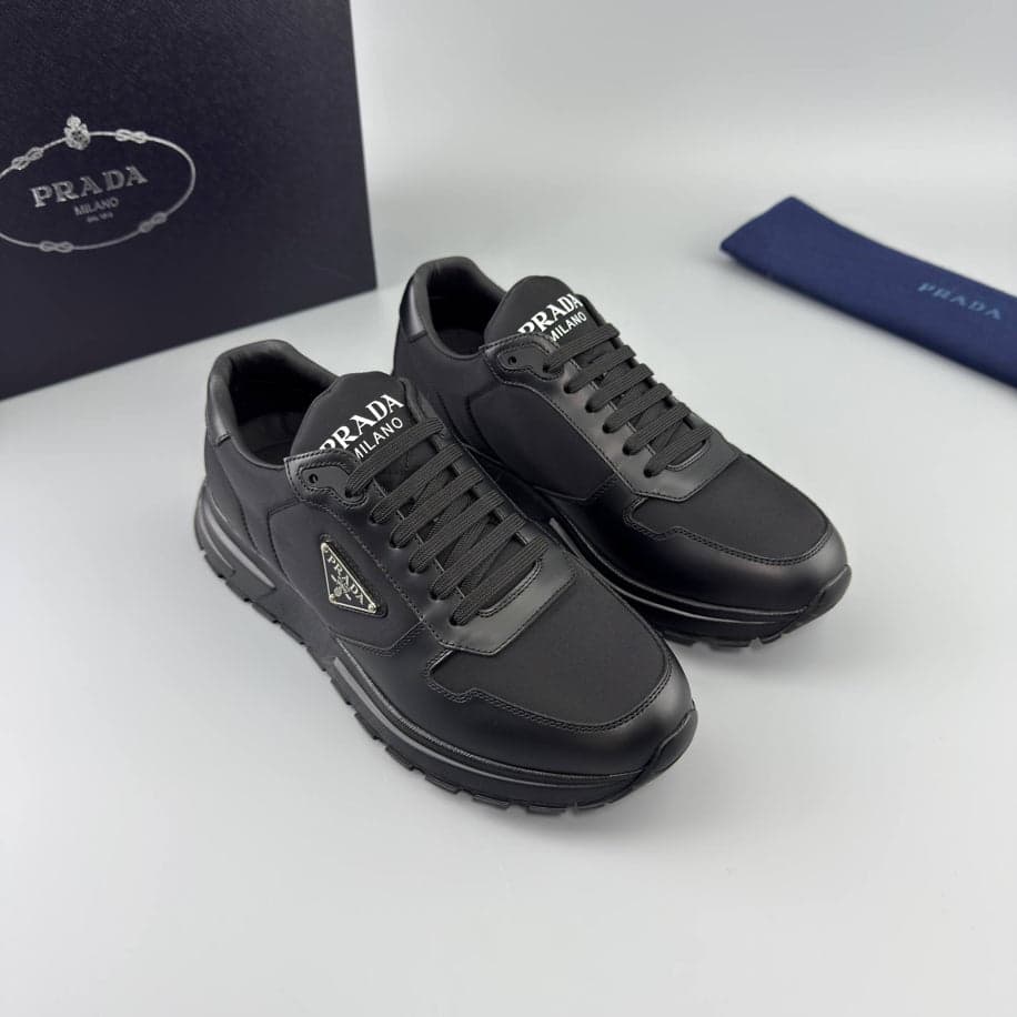 Prada Prax Leather Sneakers — 1