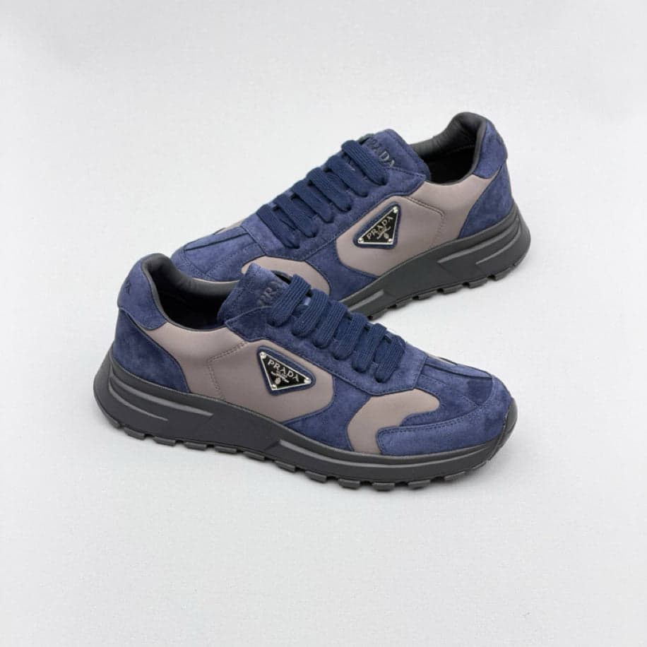 Prada Prax Re-Nylon Suede Sneakers — 1