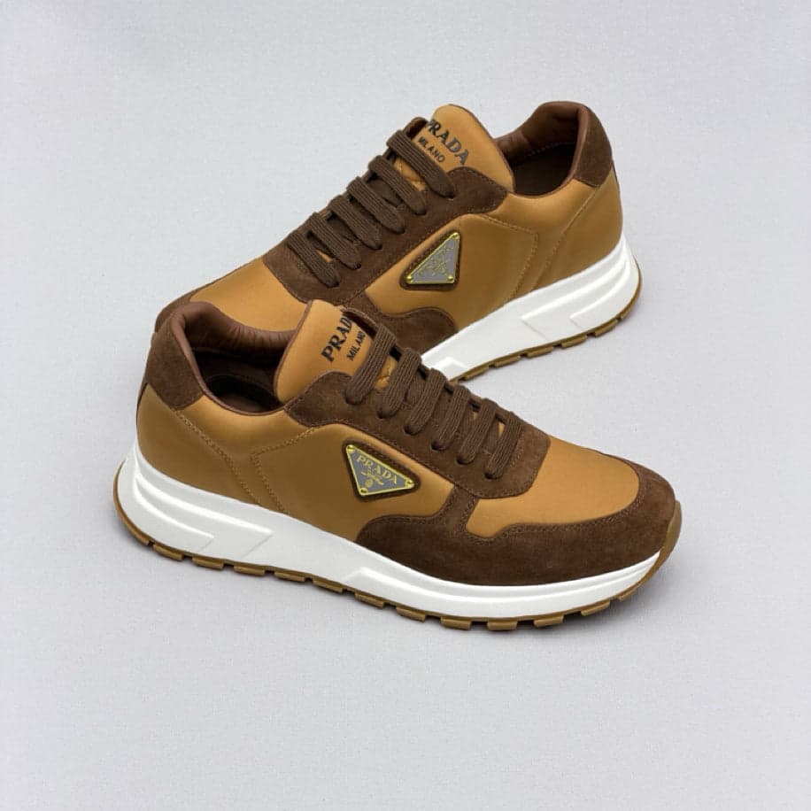 Prada Prax Re-Nylon Suede Sneakers — 1