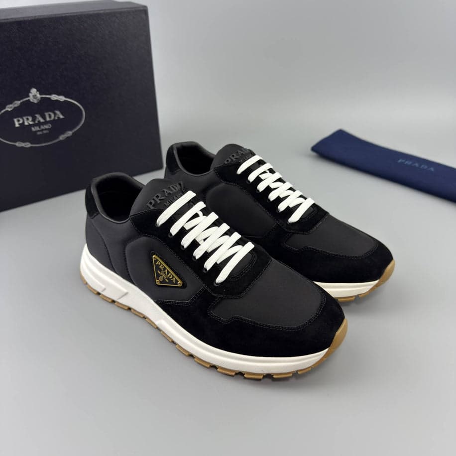 Prada Prax Suede Sneakers — 1