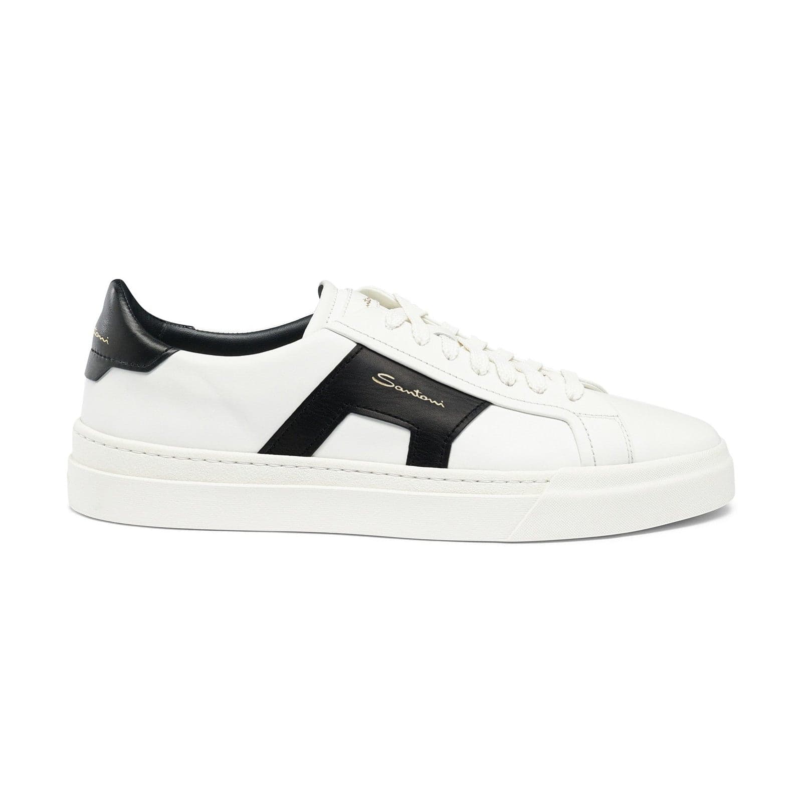 Santoni Classic Leather Sneaker — 1