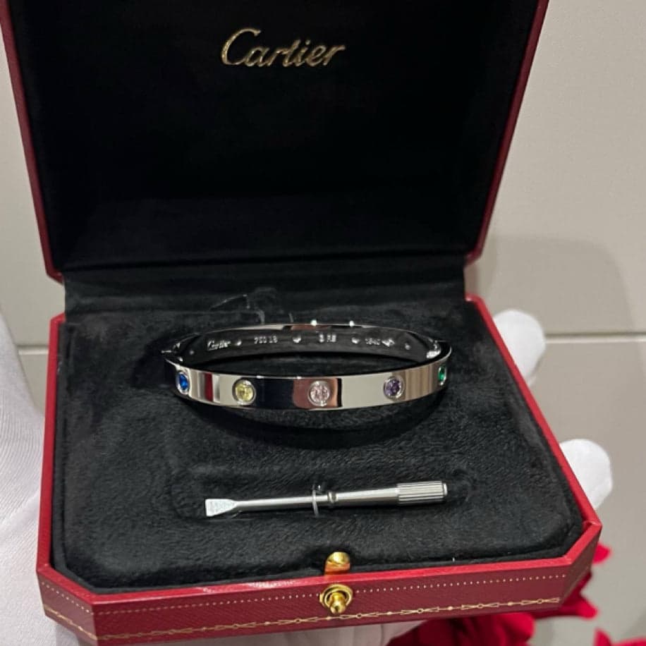 Cartier Love Rainbow Taşlı Bileklik — 1