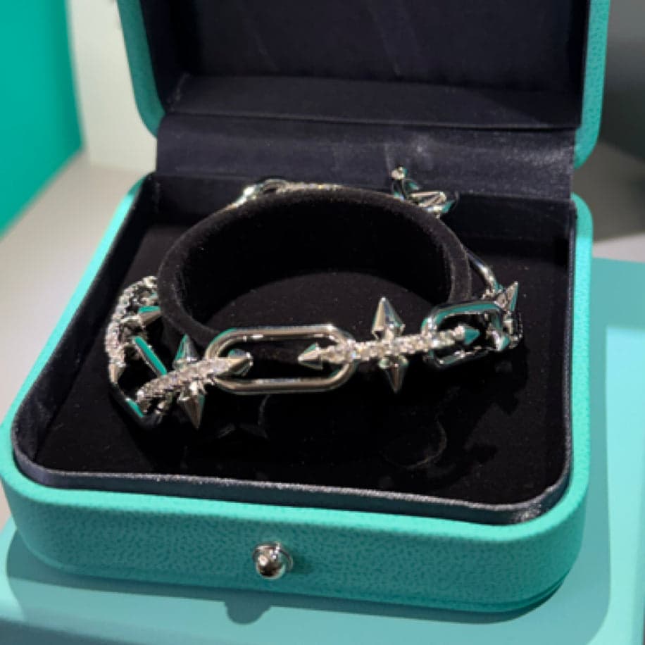 Tiffany Unisex (Full Taşlı Silver )Bileklik — 1