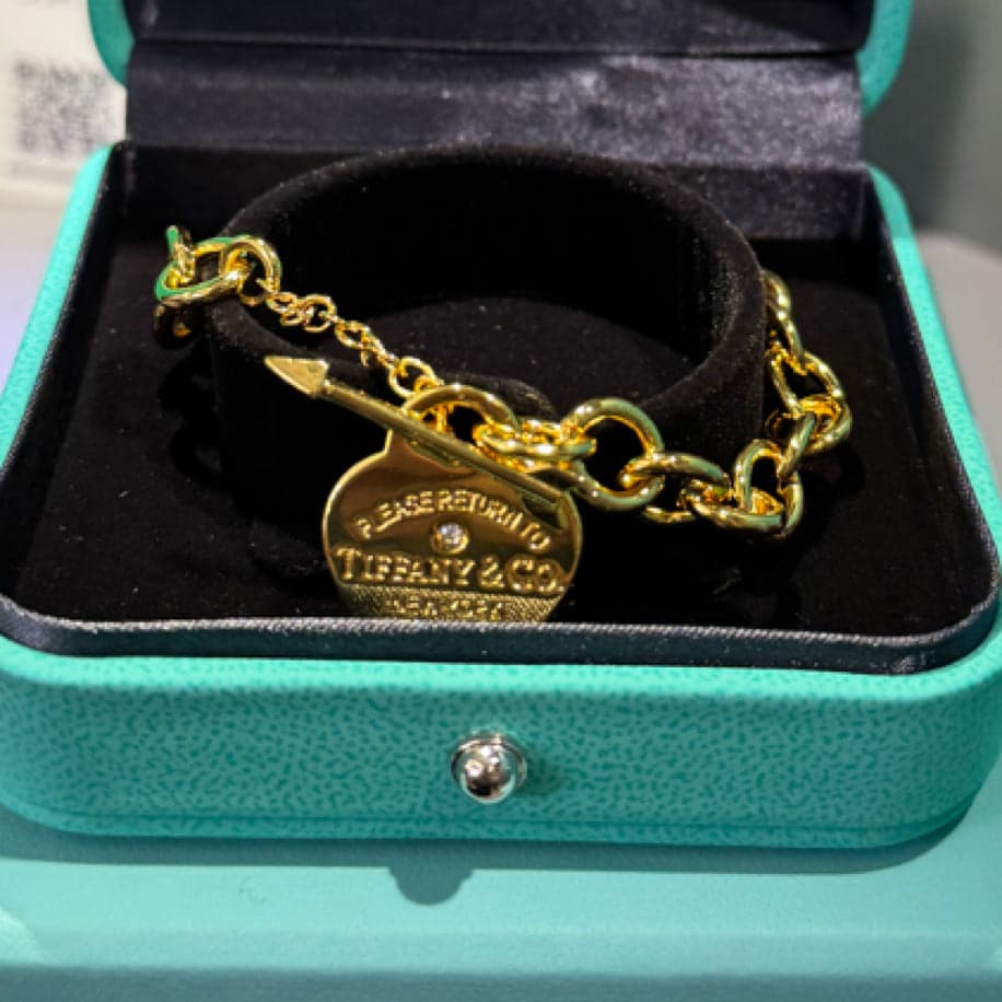 Tiffany Unisex Gold Bileklik — 1