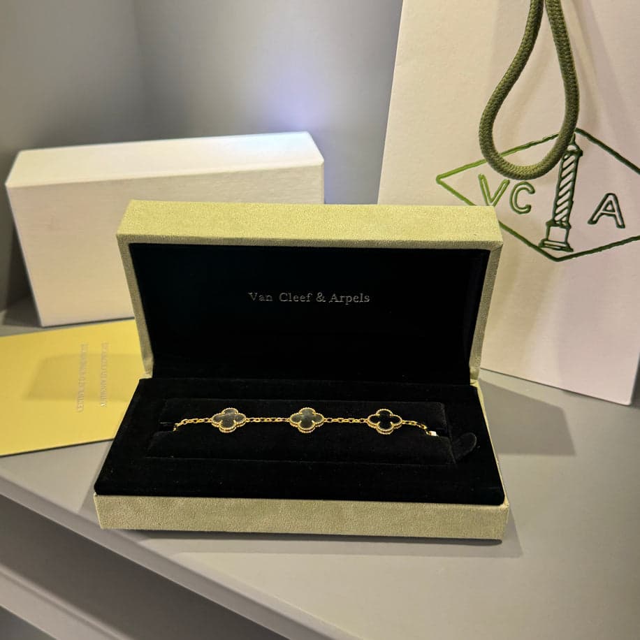 Van Cleef (Antrasit) Unisex Bileklik — 1