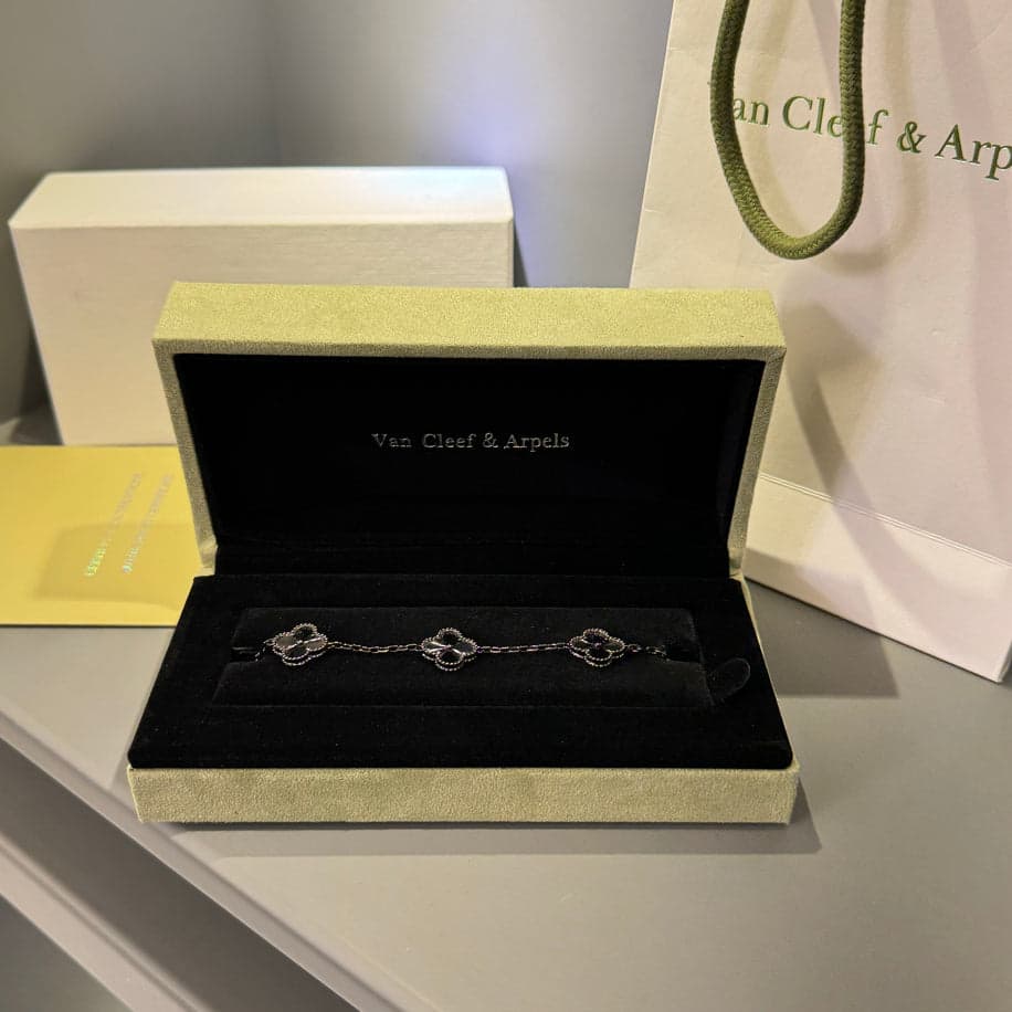 Van Cleef (Mat Siyah) Unisex Bileklik — 1