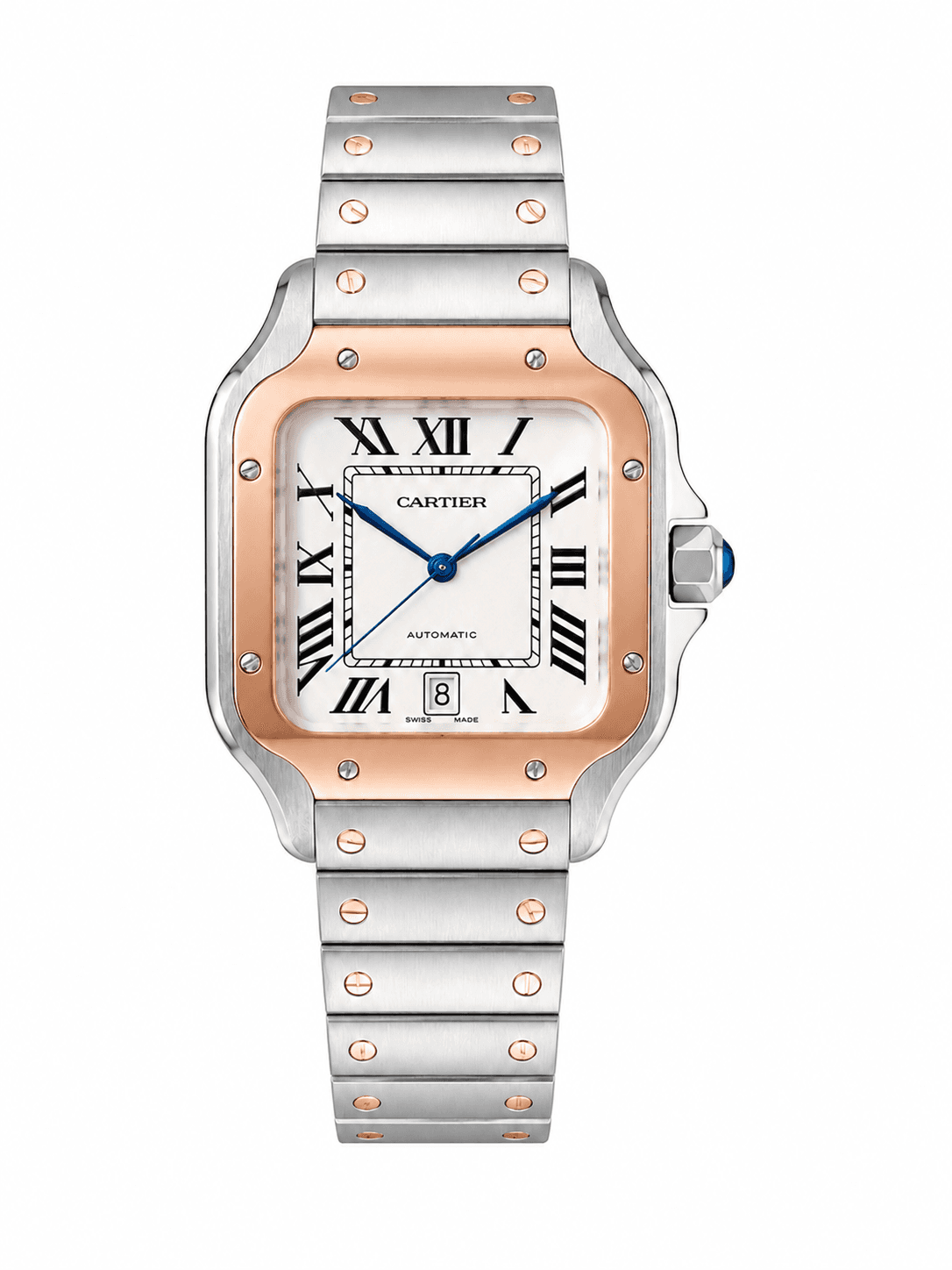 Cartier Santos White Dial Large — 1