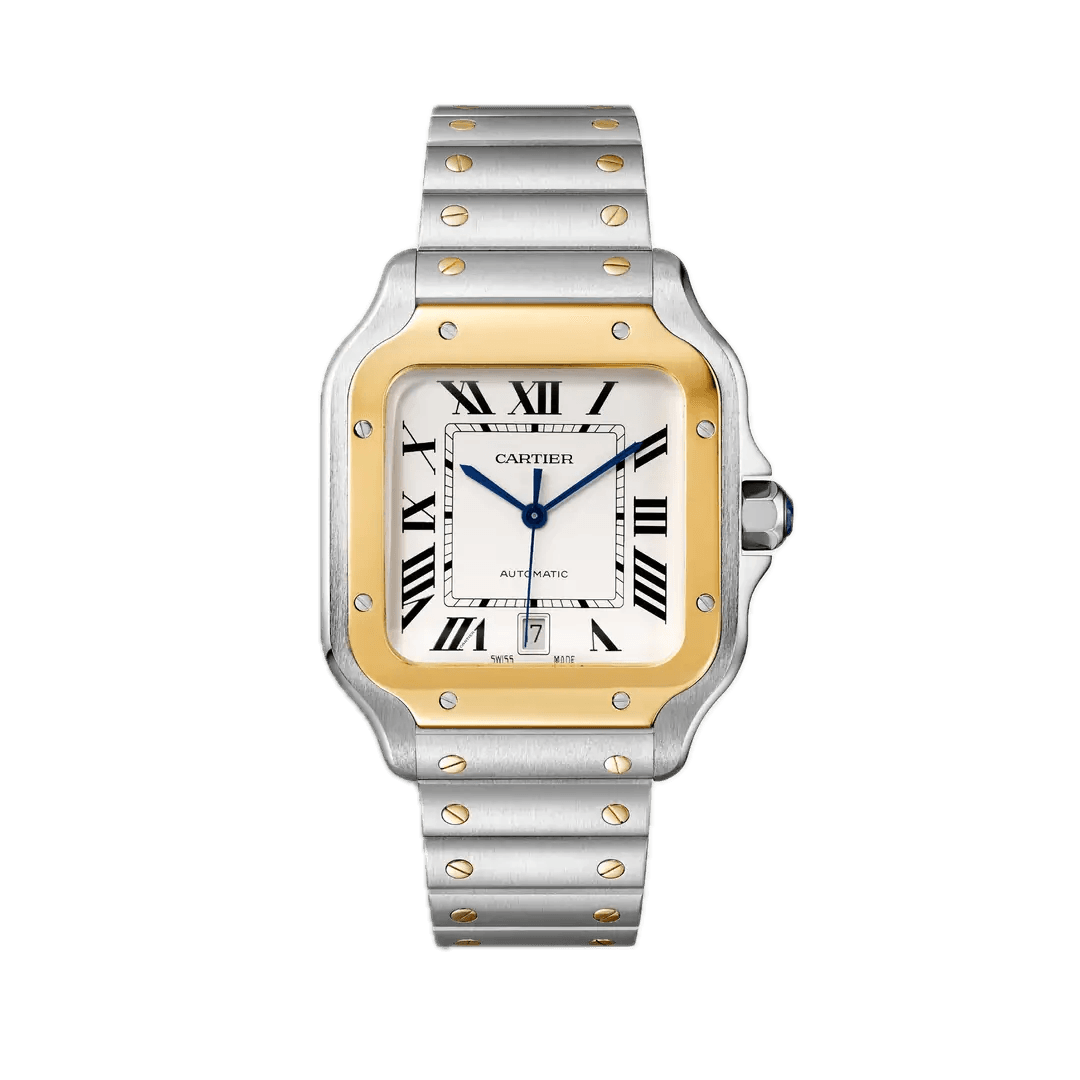 Cartier Santos White Dial Large — 1