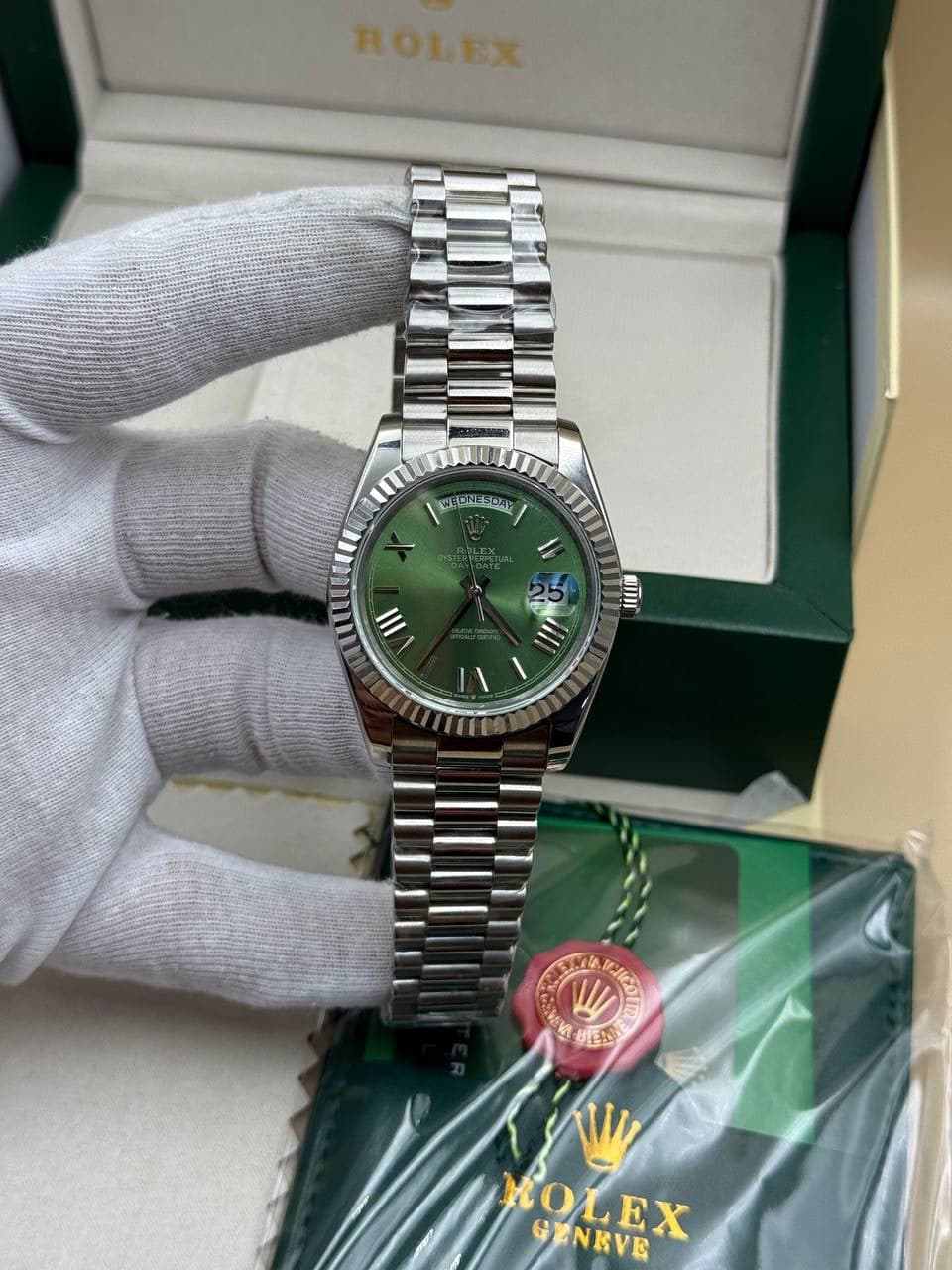 Rolex Daydate Mine Green Dial