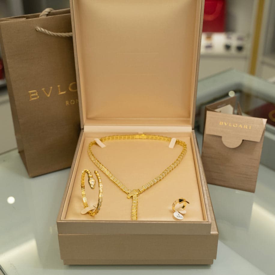 Bvlgari Viper Serpenti Set (Gold) — 1