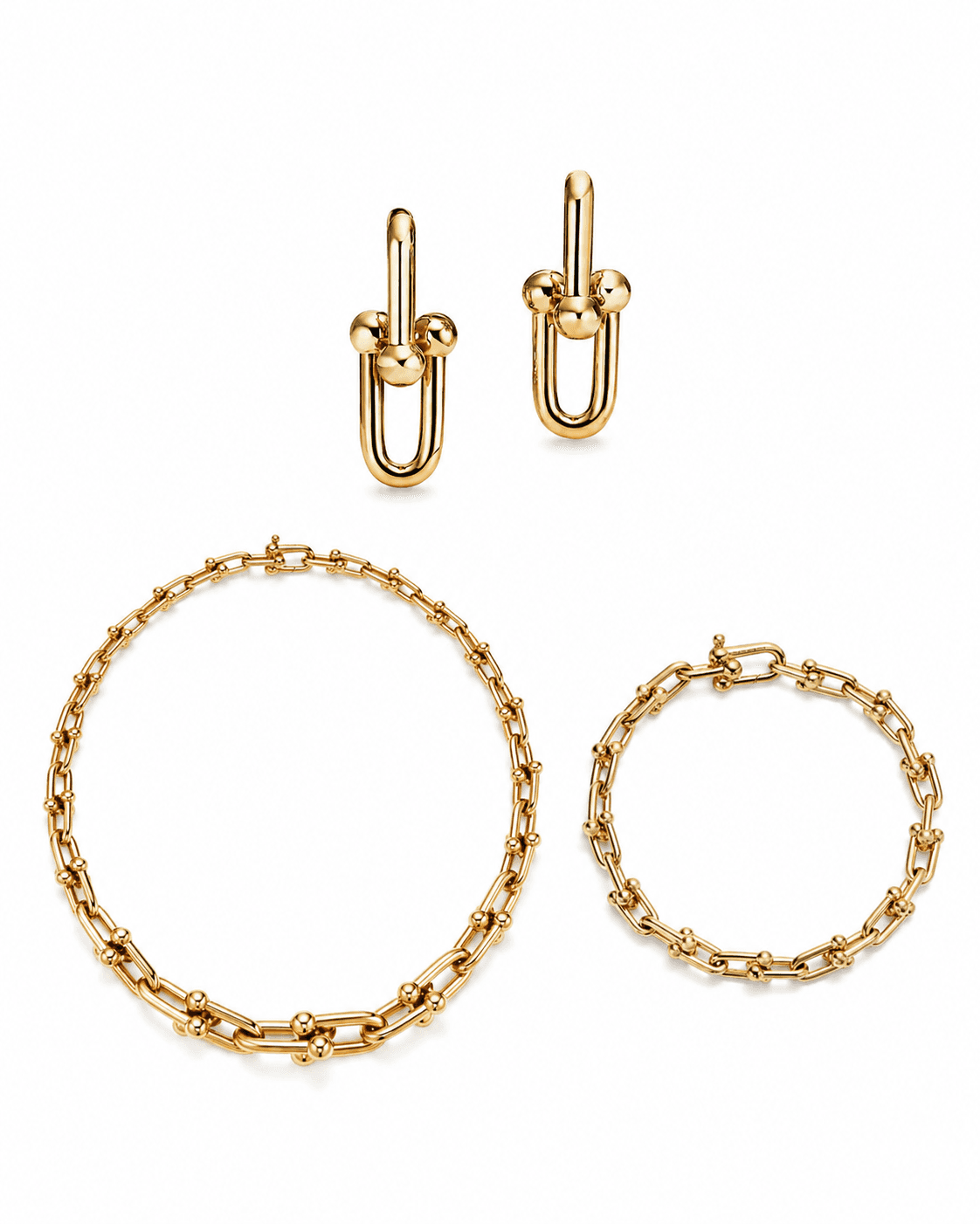 Tiffany Hardwear Gold Set