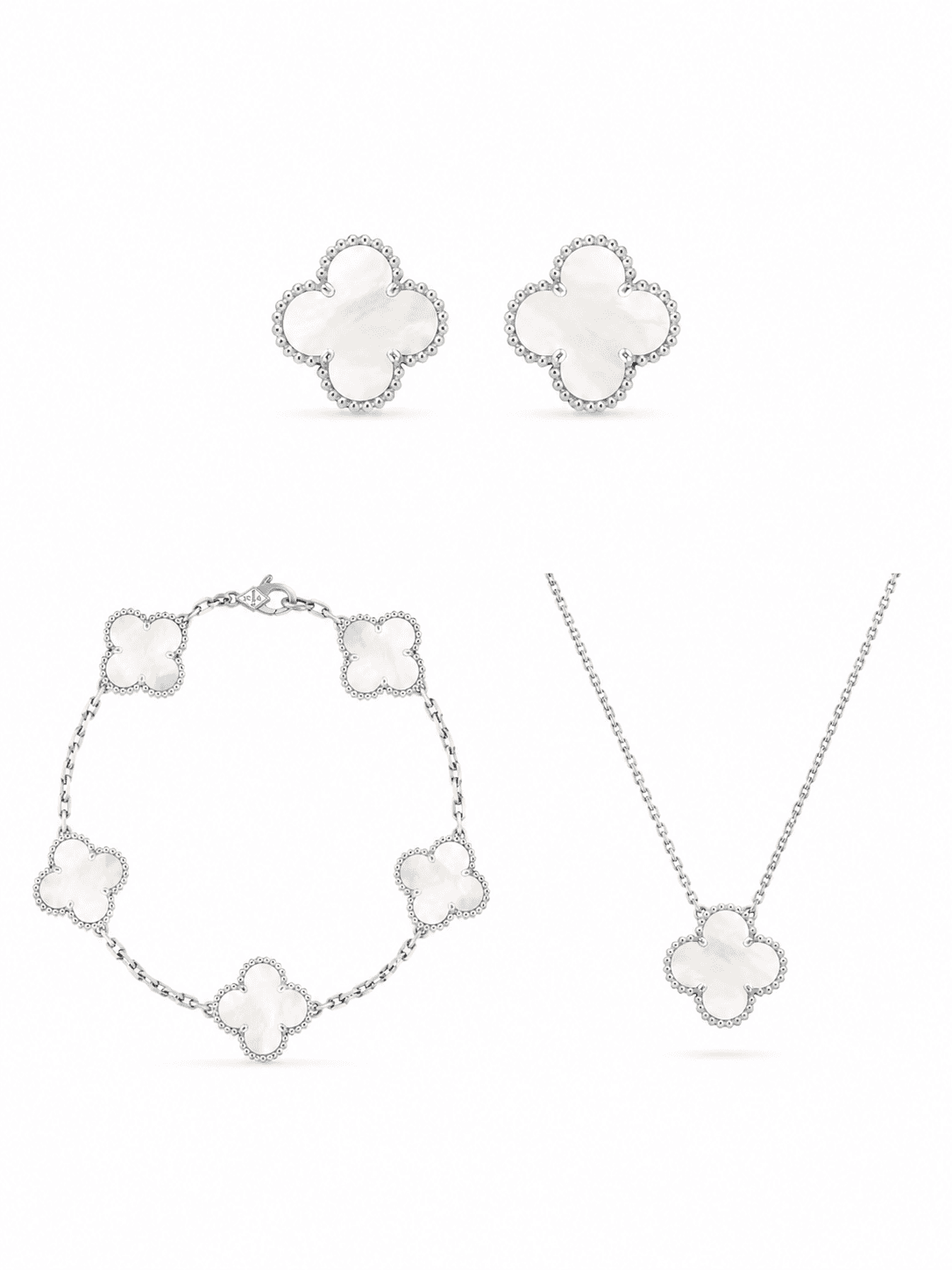 Van Cleef Alhambra Ekru Yonca Set