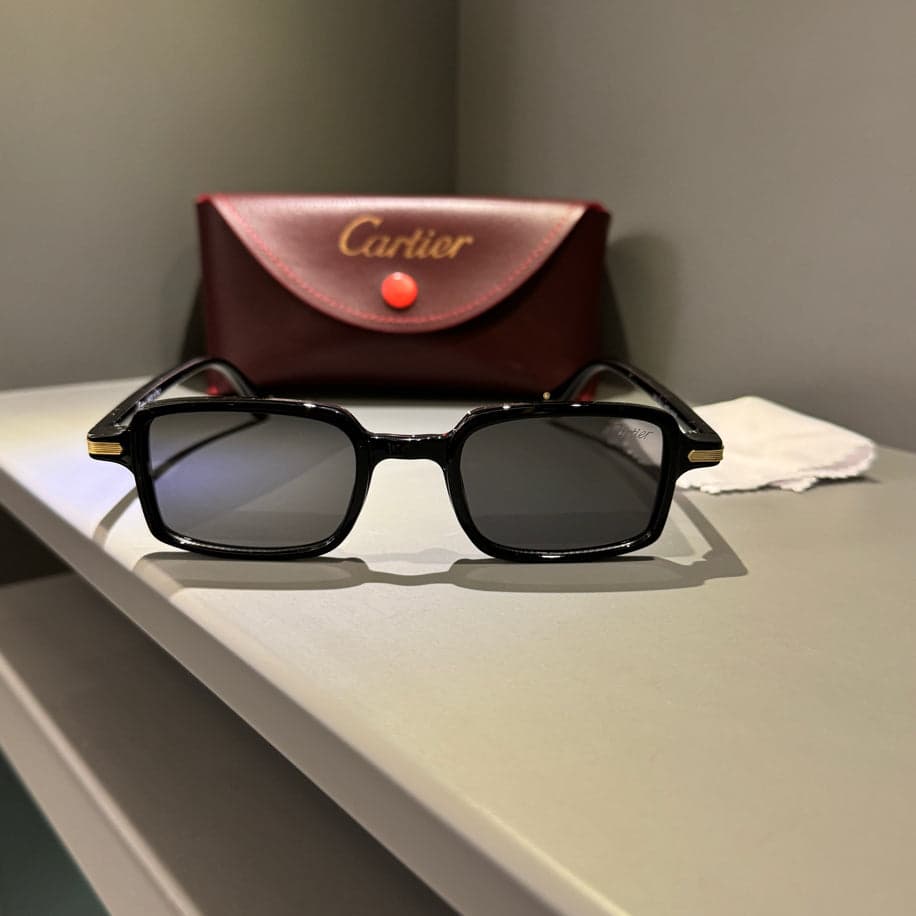 Cartier Unisex Gözlük ( Siyah Cam) — 1