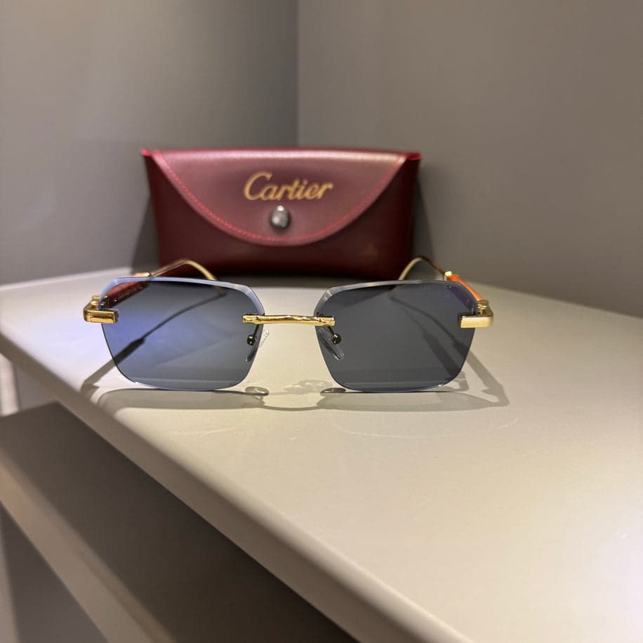 Cartier Unisex Gözlük (Ahşap) — 1