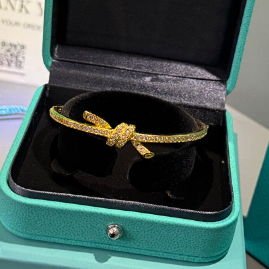 Tiffany Gold Full Taşlı Bileklik — 1