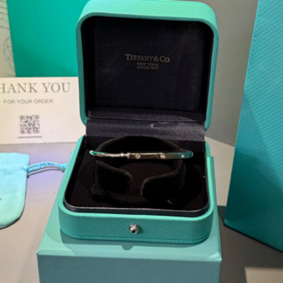 Tiffany Lock Silver Taşlı Bileklik — 1