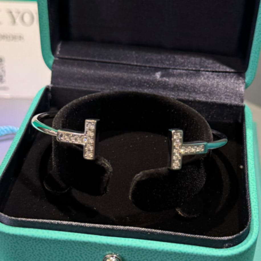 Tiffany T Silver Taşlı Bileklik — 1