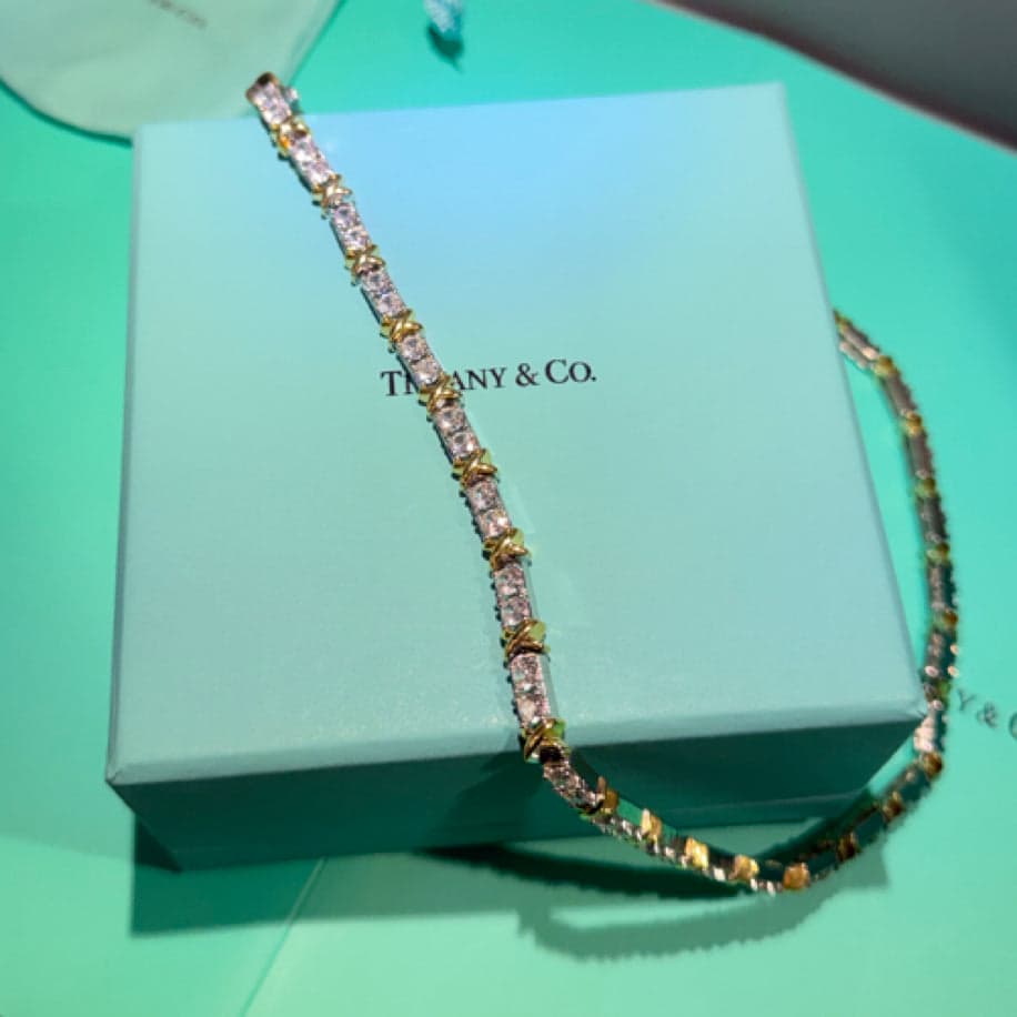 Tiffany (Gold Taşlı) Kolye — 1