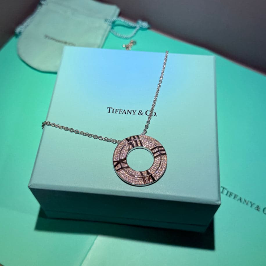 Tiffany Özel Ürün (Silver Taşlı) Kolye — 1