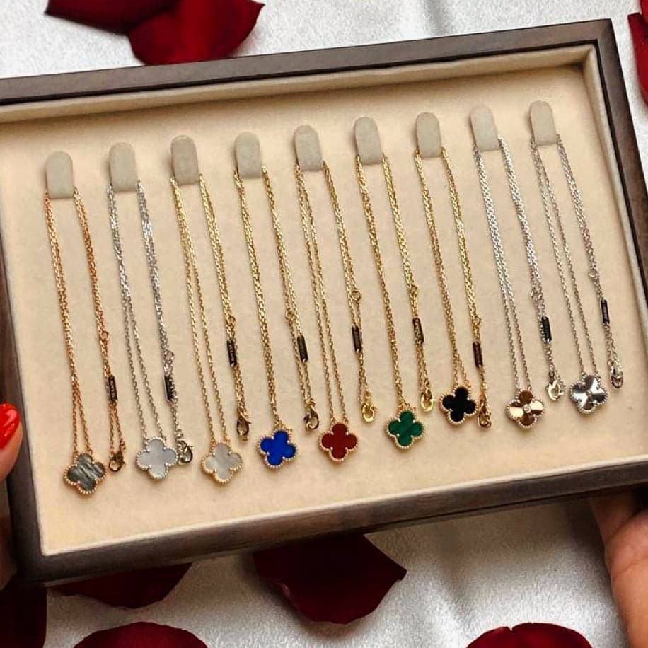 Van Cleef Tek Yonca Kolye