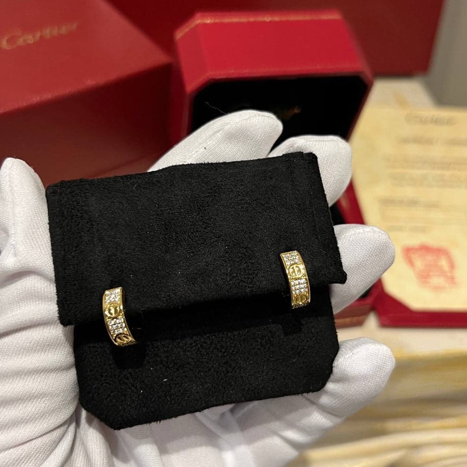 Cartier Küpe Taşlı — 1