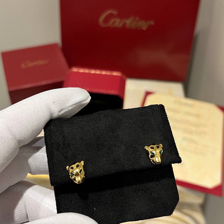 Cartier Panther Gold Küpe — 1