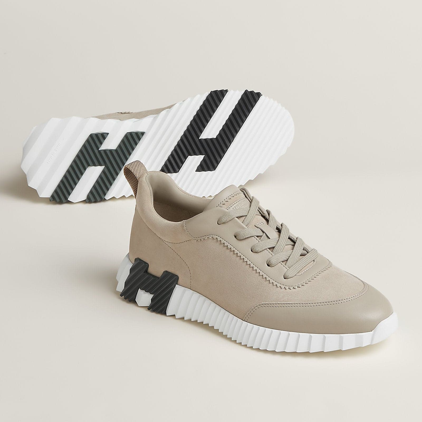 Hermes Bouncing Leather Sneakers — 1