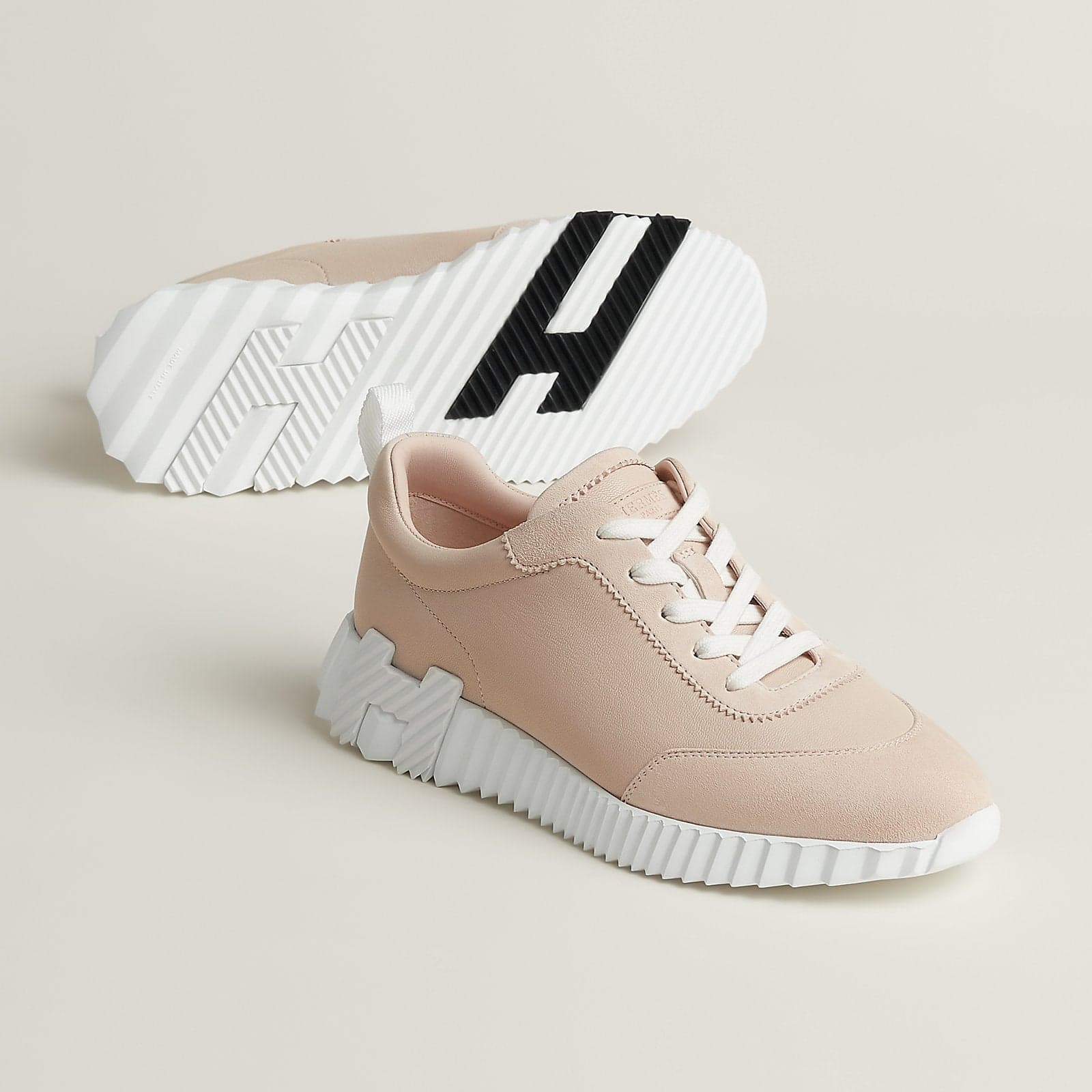 Hermes Bouncing Leather Sneakers — 1