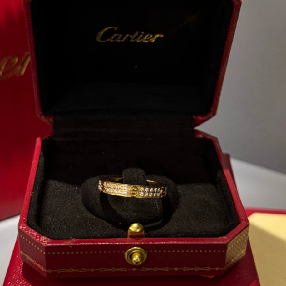 Cartier Love (Gold) Taşlı Yüzük — 1