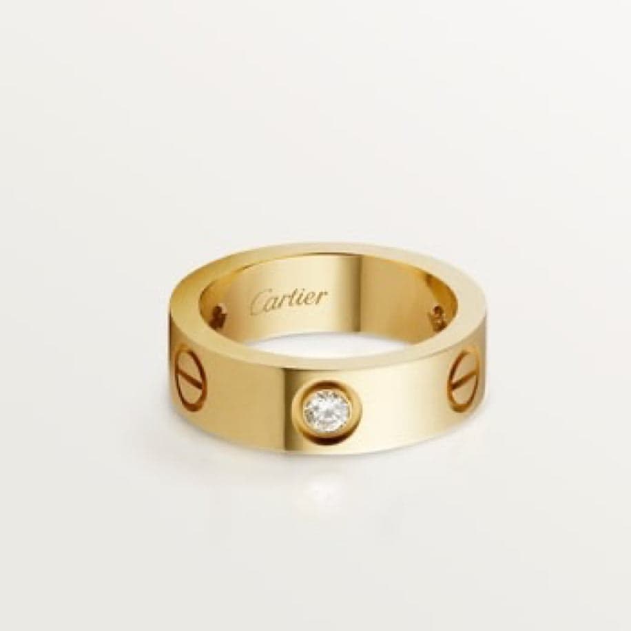 Cartier Unisex Yüzük ( Taşlı Gold ) — 1