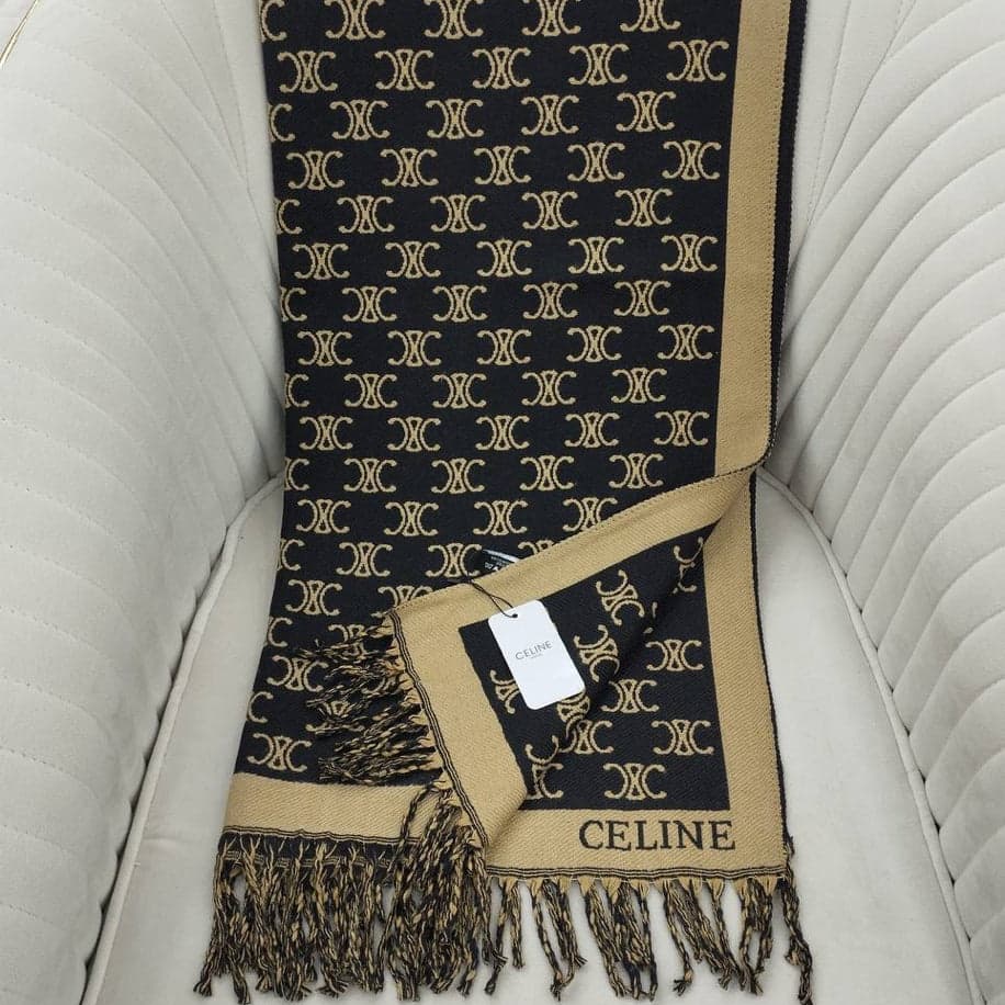 KARIŞIK Celine Hakiki Kaşmir İpek Şal — 1