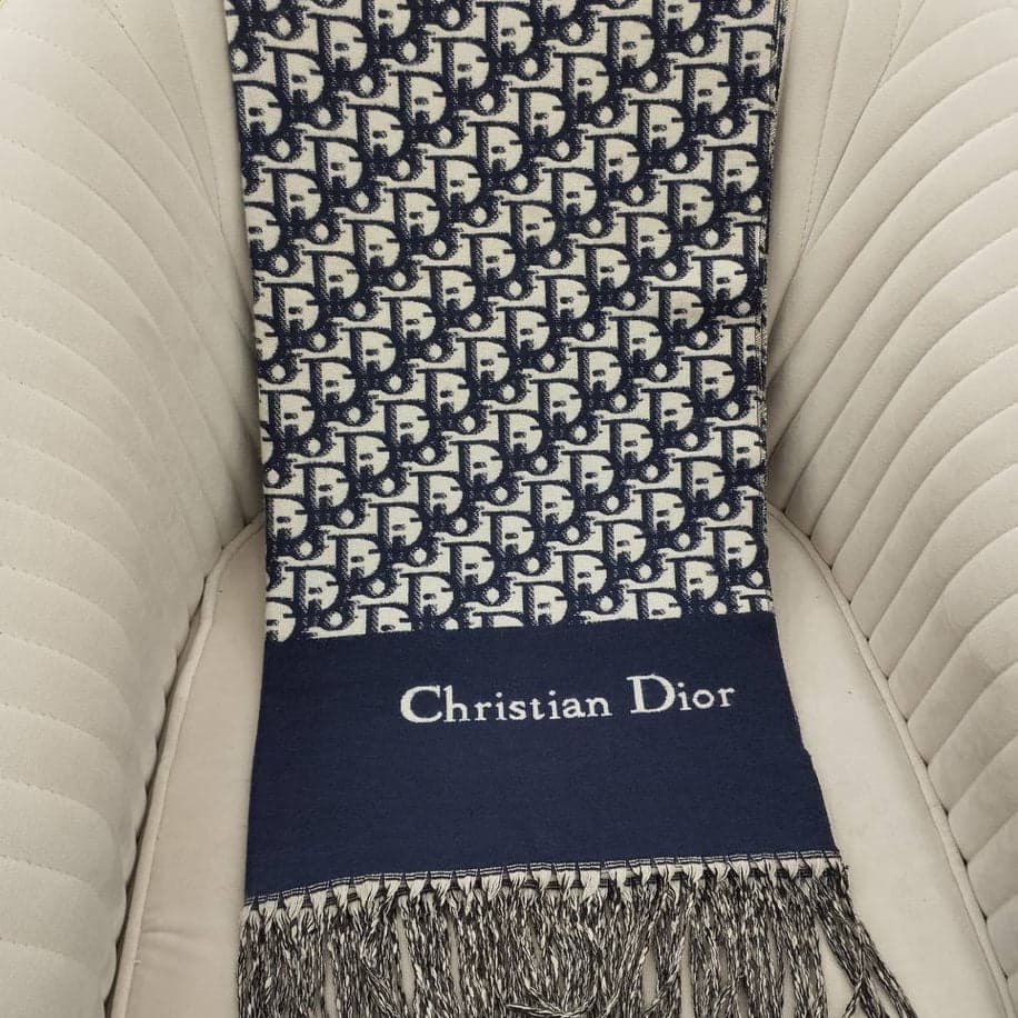 KARIŞIK Dior Hakiki Kaşmir İpek Şal — 1