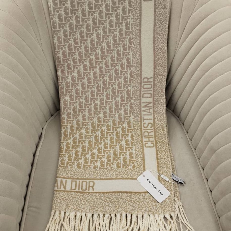 KARIŞIK Dior Hakiki Kaşmir İpek Şal — 1