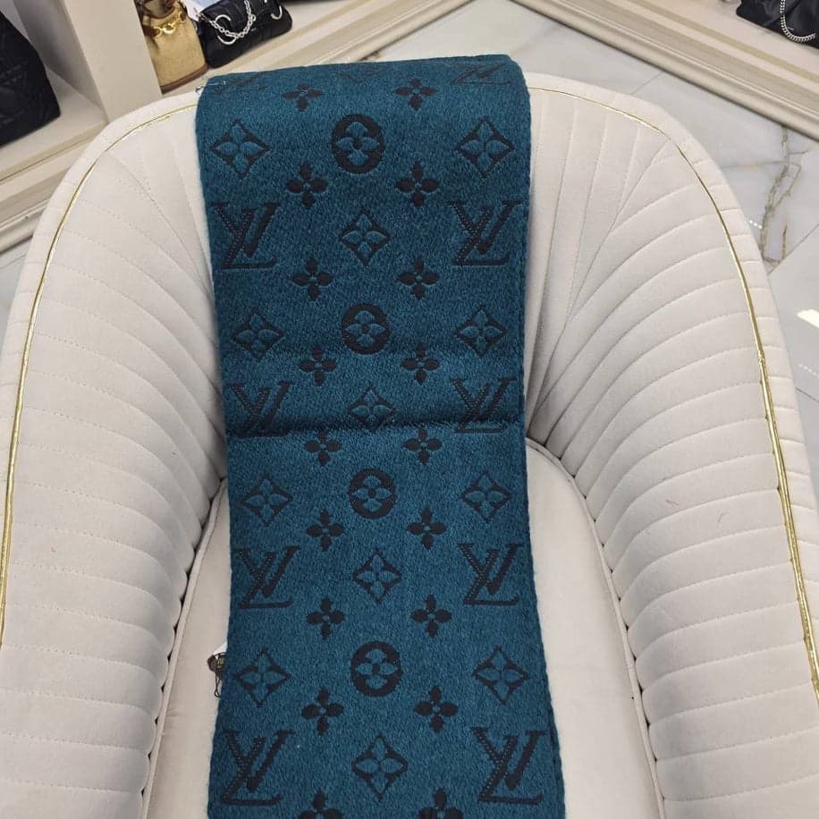 KARIŞIK Louis Vuitton Hakiki Kaşmir İpek Şal — 1