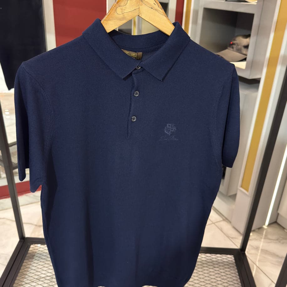 Loro Piana Logo Detaylı İthal Kumaş Triko — 1