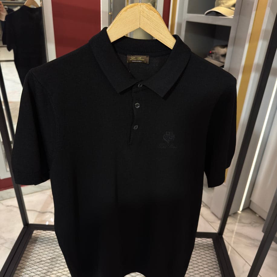 Loro Piana Logo Detaylı İthal Kumaş Triko — 1