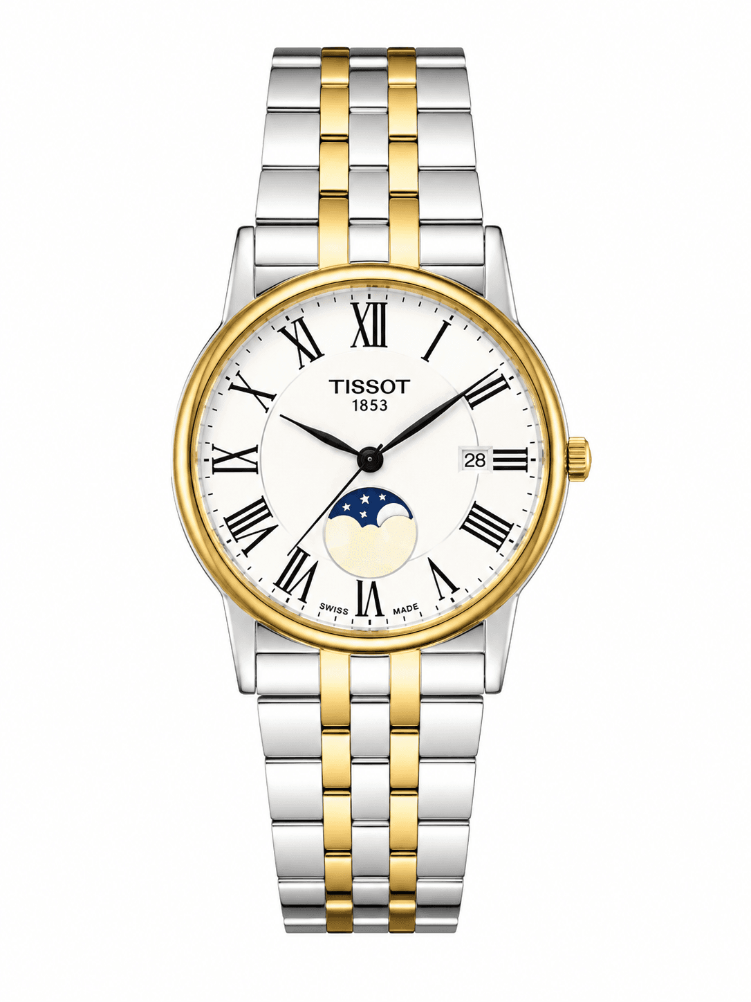 Tissot Two Tone Cordon White Dial — 1