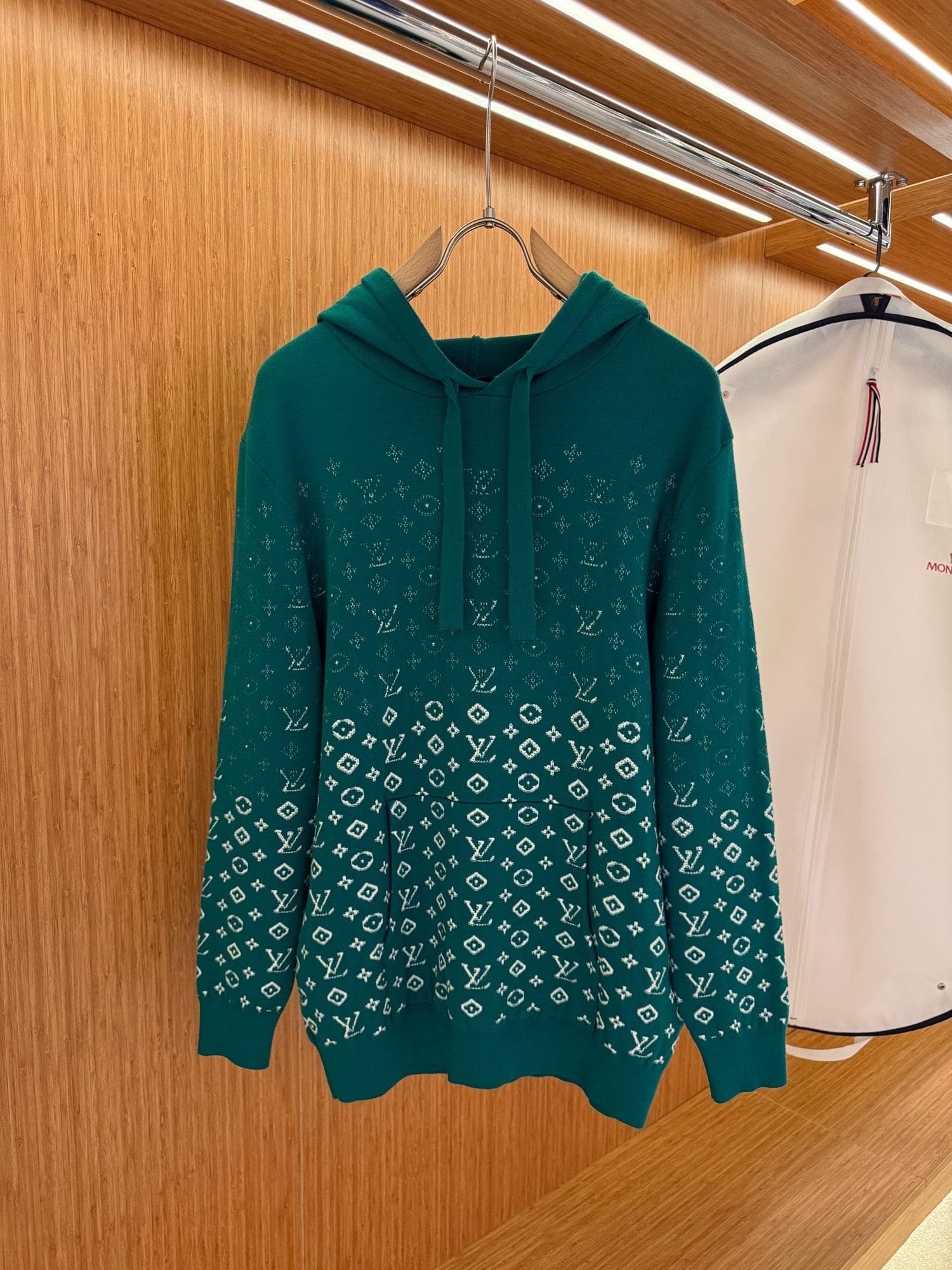 Louis Vuıtton knitted hoodie